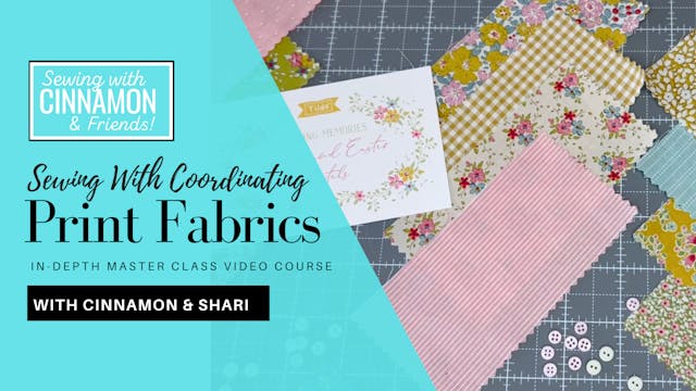 Sewing With Coordinating Print Fabrics