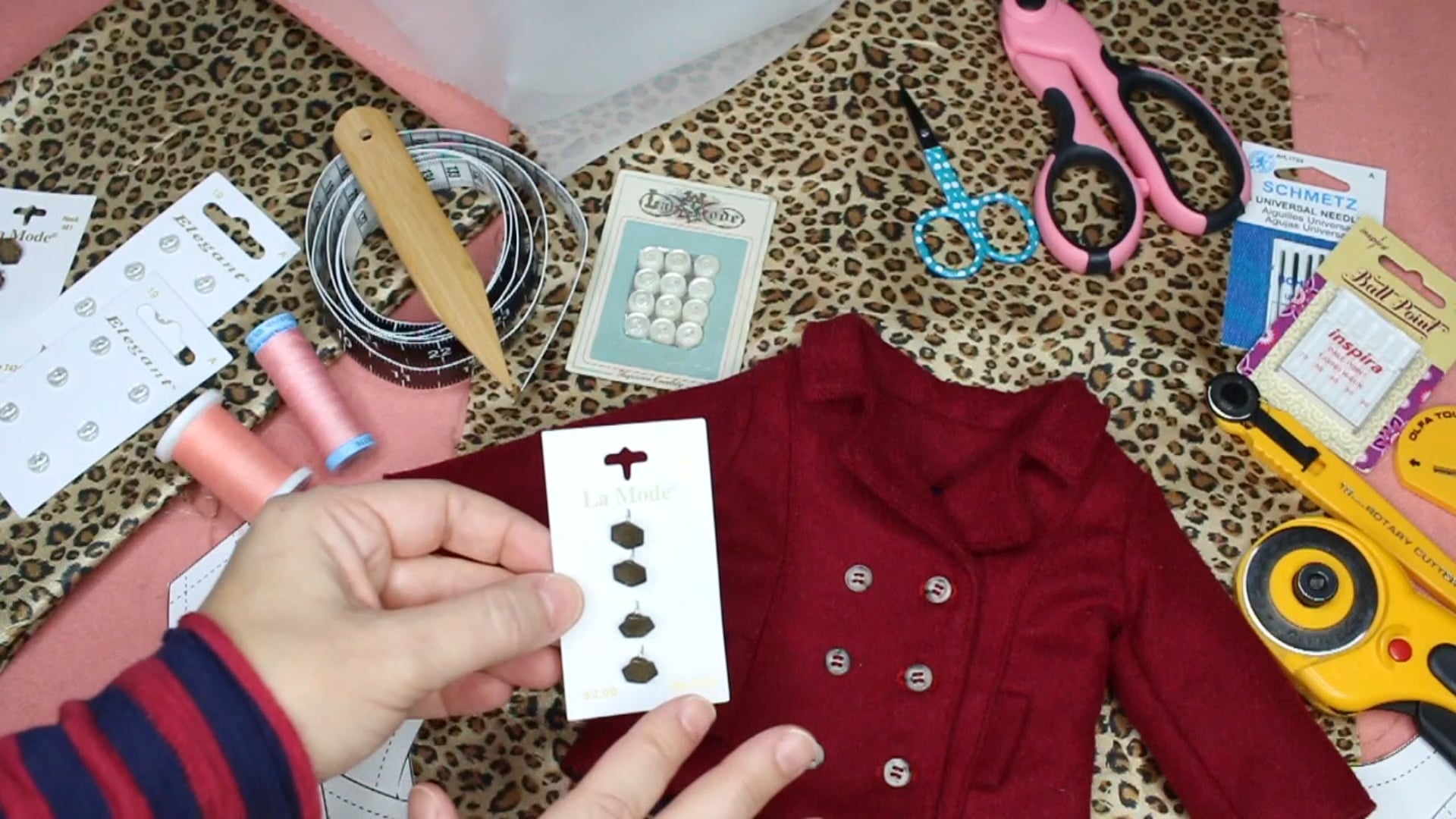 SWC Piccadilly Peacoat Sew Along Supplies, Fabric, and Cutting