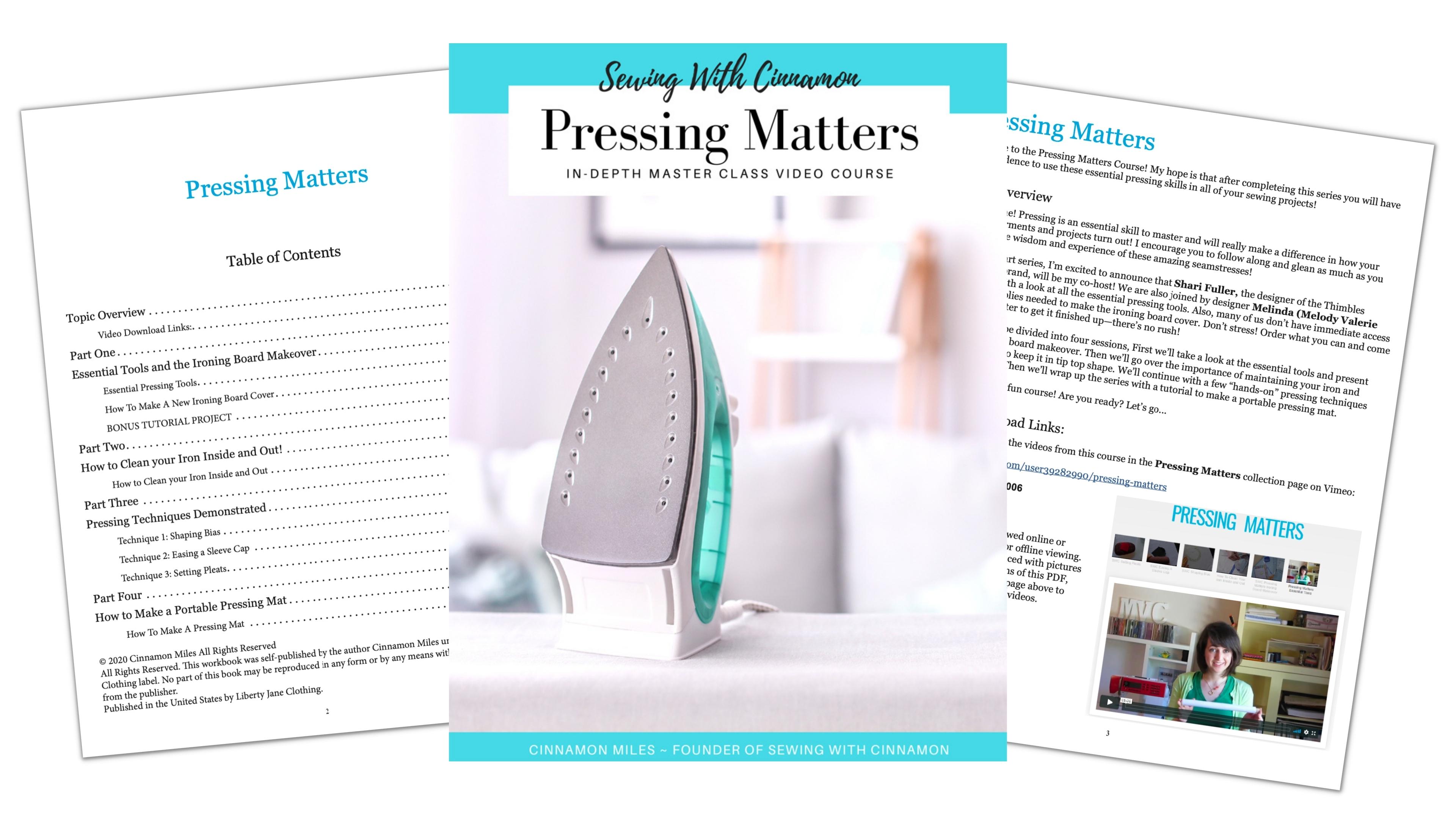 Pressing Matters PDF Course Guide