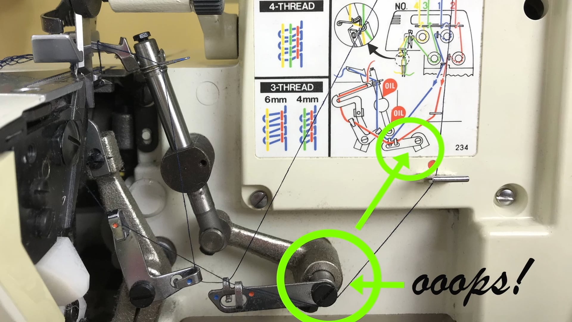 SWC Serger Basics Threading Your Machine Part 2