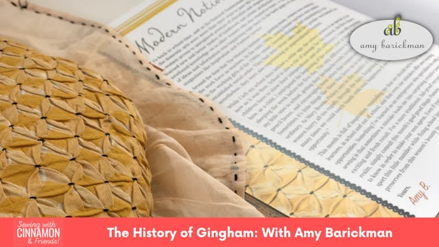Gingham History Lesson