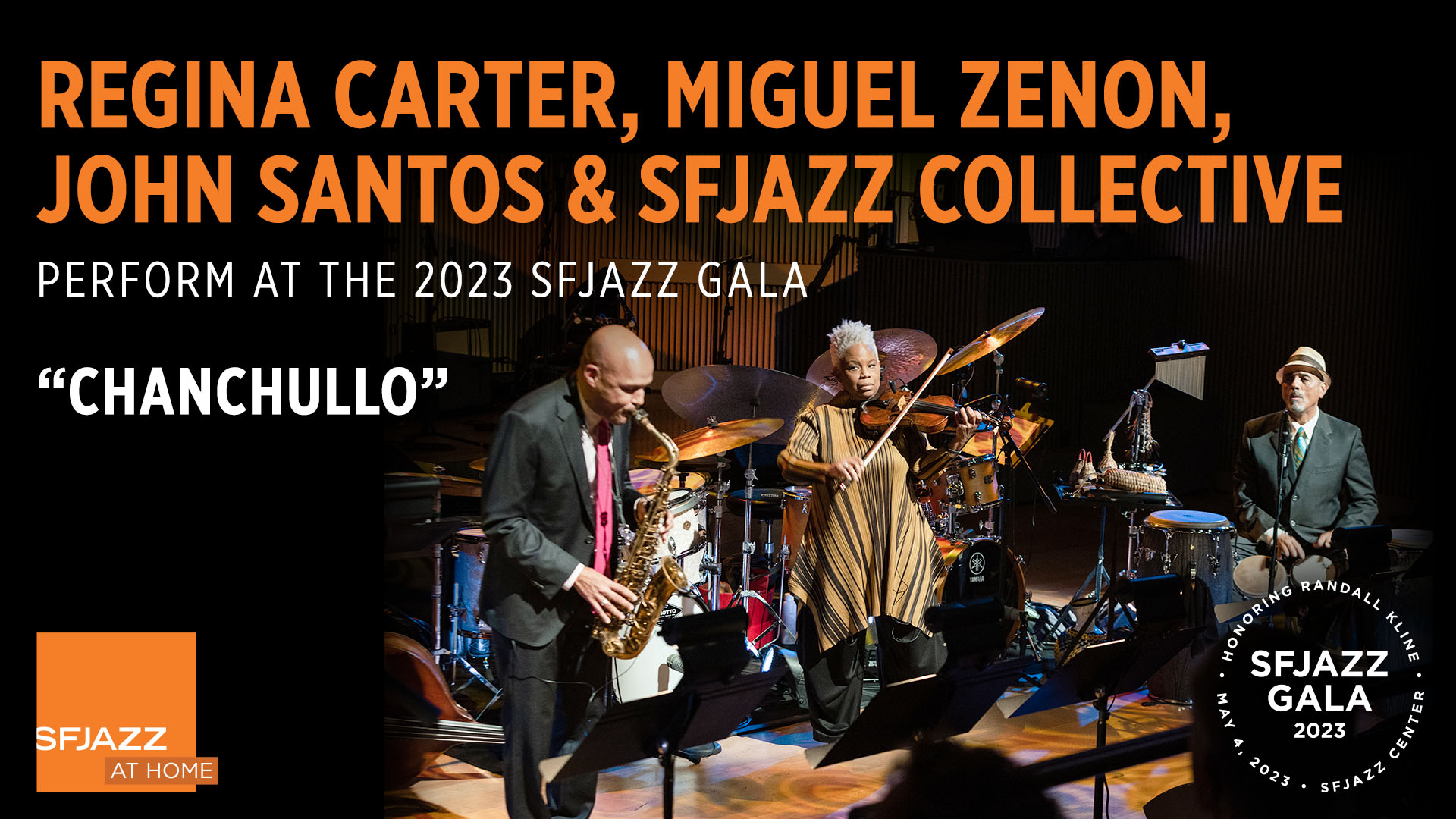 Regina Carter, Miguel Zenón, John Santos perform “Chanchullo”