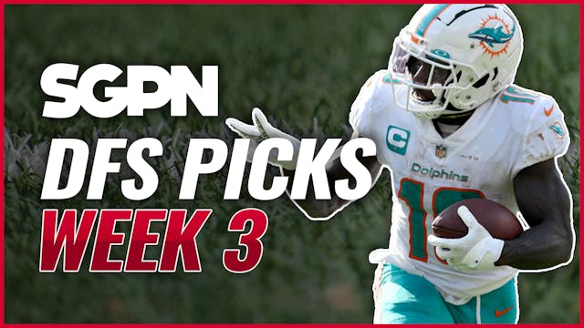 TNF Prop Bets + NFL DFS Picks Week 3