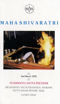 Maha Shivaratri 1992 (Video)