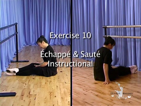 DL3 INSTRUCTION GATES EXERCISE 10 - ECHAPPE AND SAUTE