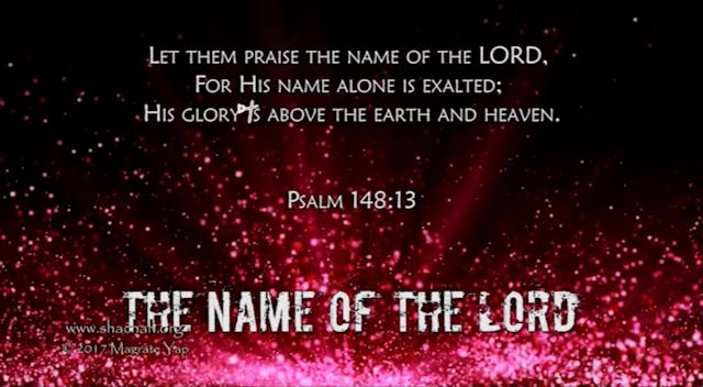 F04: INSTRUCTION ROUTINE 20. THE NAME OF THE LORD