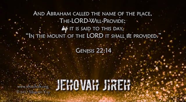 F01: INSTRUCTION ROUTINE 8. JEHOVAH JIREH