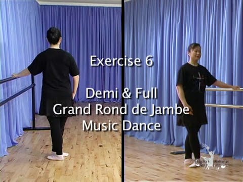 DL2 DEMONSTRATION GATES EXERCISE 6 - DEMI AND FULL GRAND ROND DE JAMBE