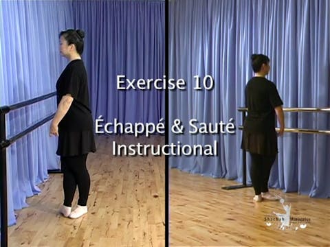 DL2 INSTRUCTION GATES EXERCISE 10 - ECHAPPE AND SAUTE