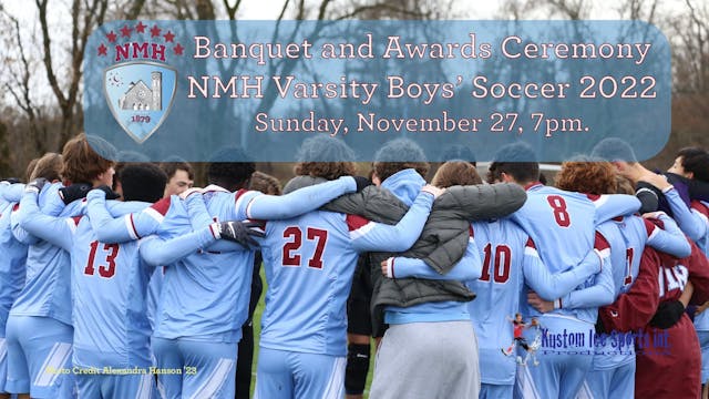 NMH Boys Varsity Soccer Banquet and Awards 2022