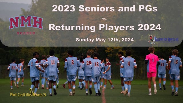 NMH Boys Varsity Soccer 2023-24 End of Season Events