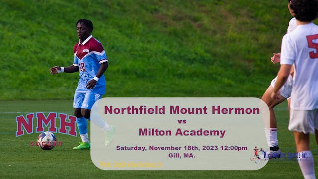 NMH vs Milton Academy 11-18-23