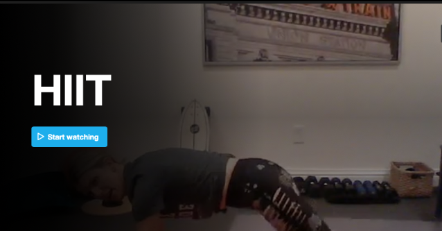 HIIT (High Intensity Interval Training)