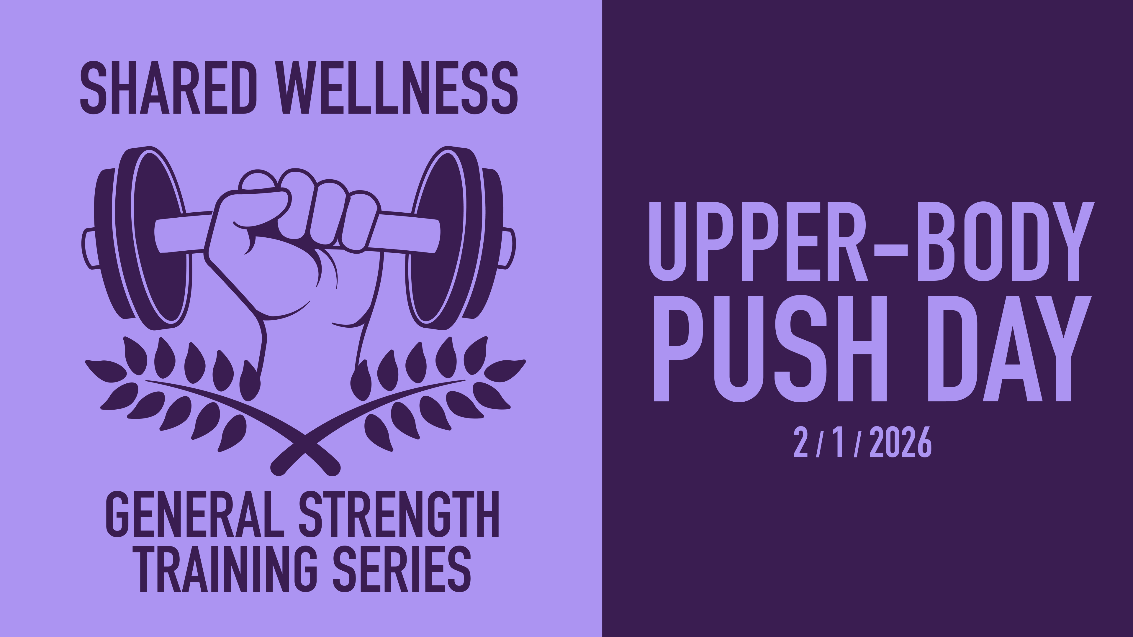 Upper-Body Push Day | 2/1/2026