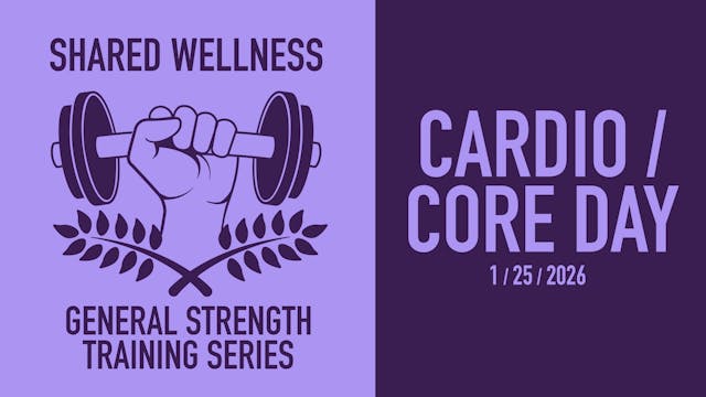 Cardio / Core Day | 1/25/2026