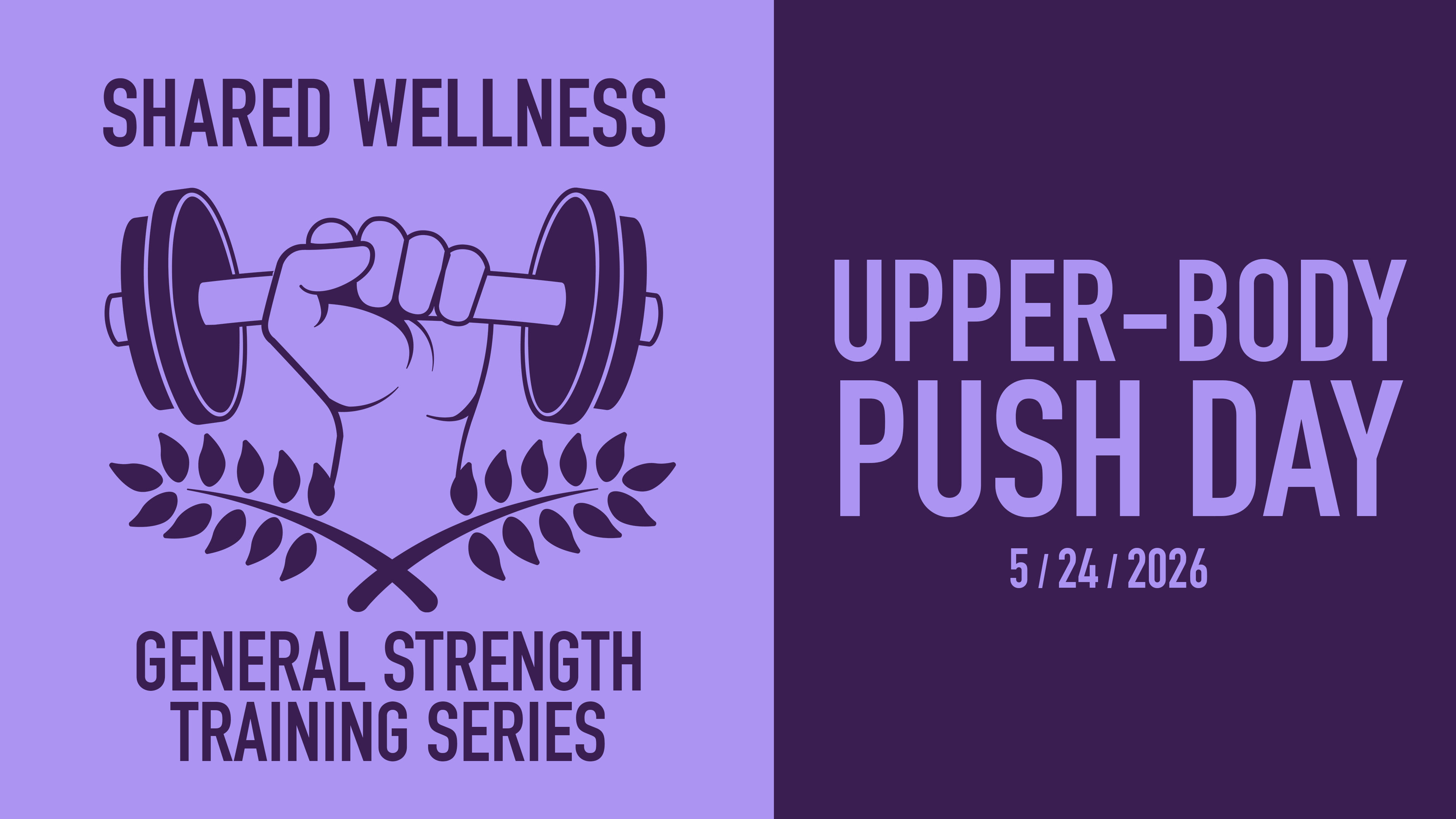 Upper-Body Push Day | 5/24/2026