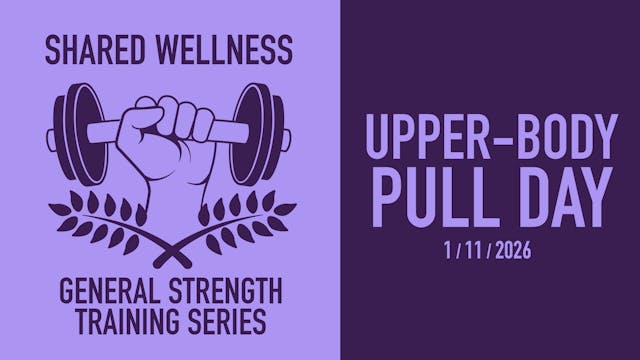 Upper-Body Pull Day | 1/11/2026