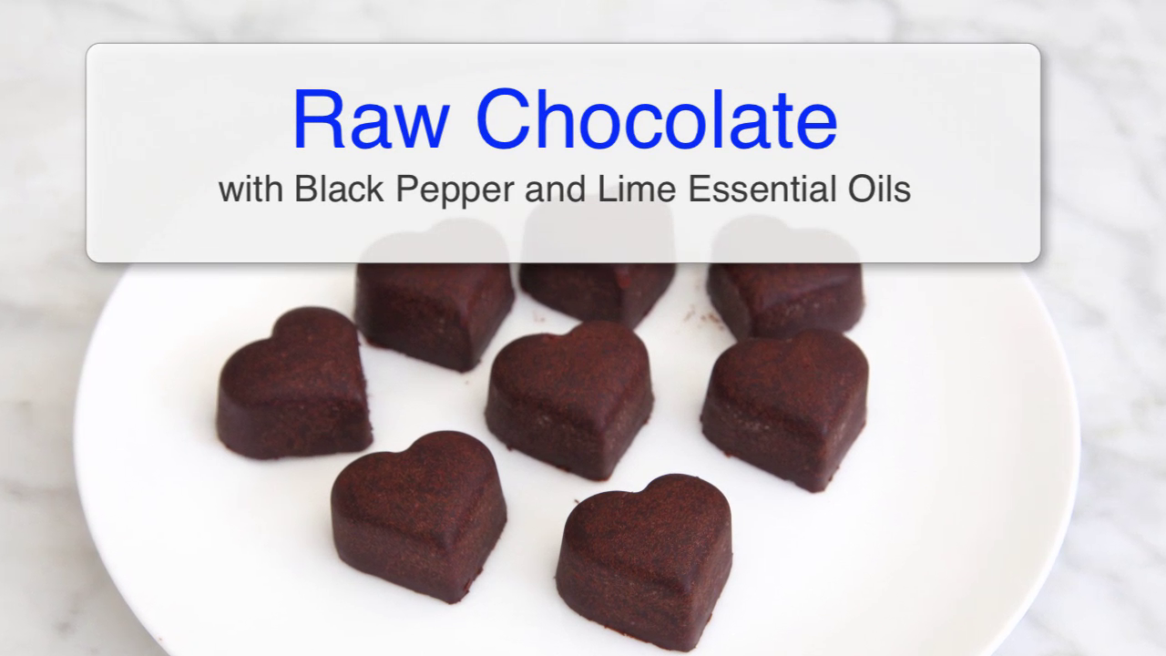 Recipe - Black Pepper and Lime Raw Chocolate