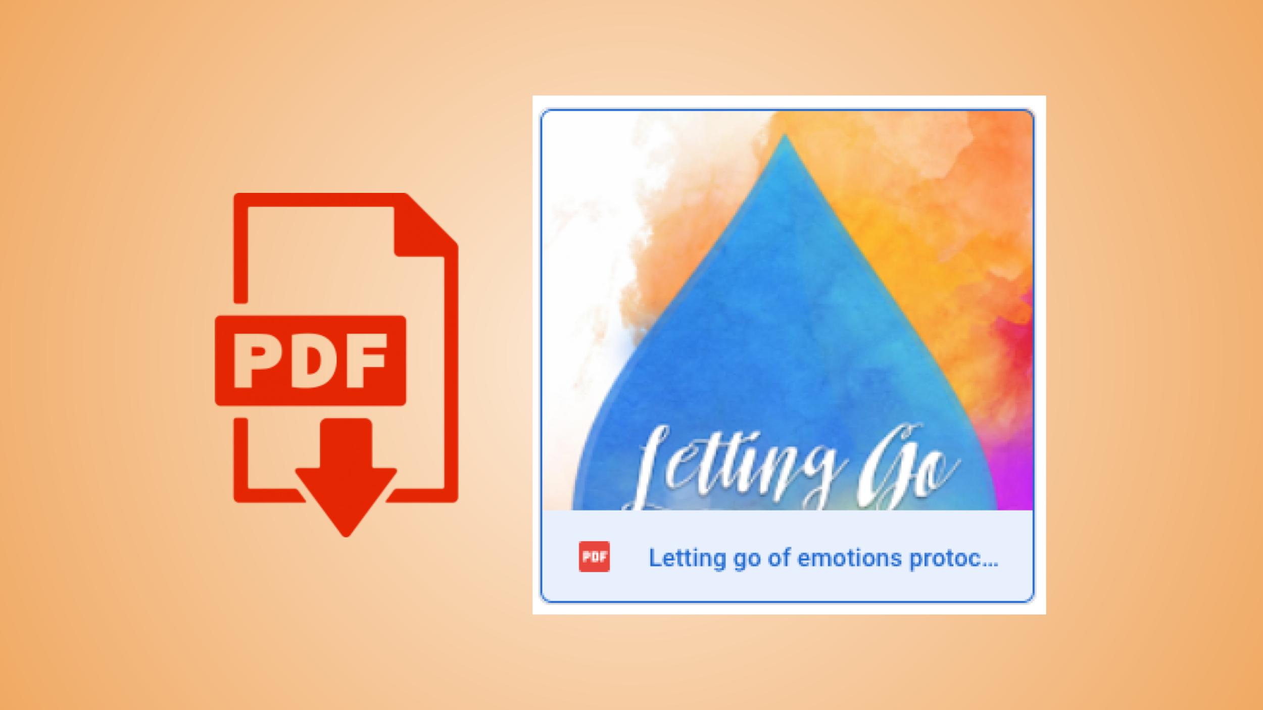 Letting go of emotions - Handout