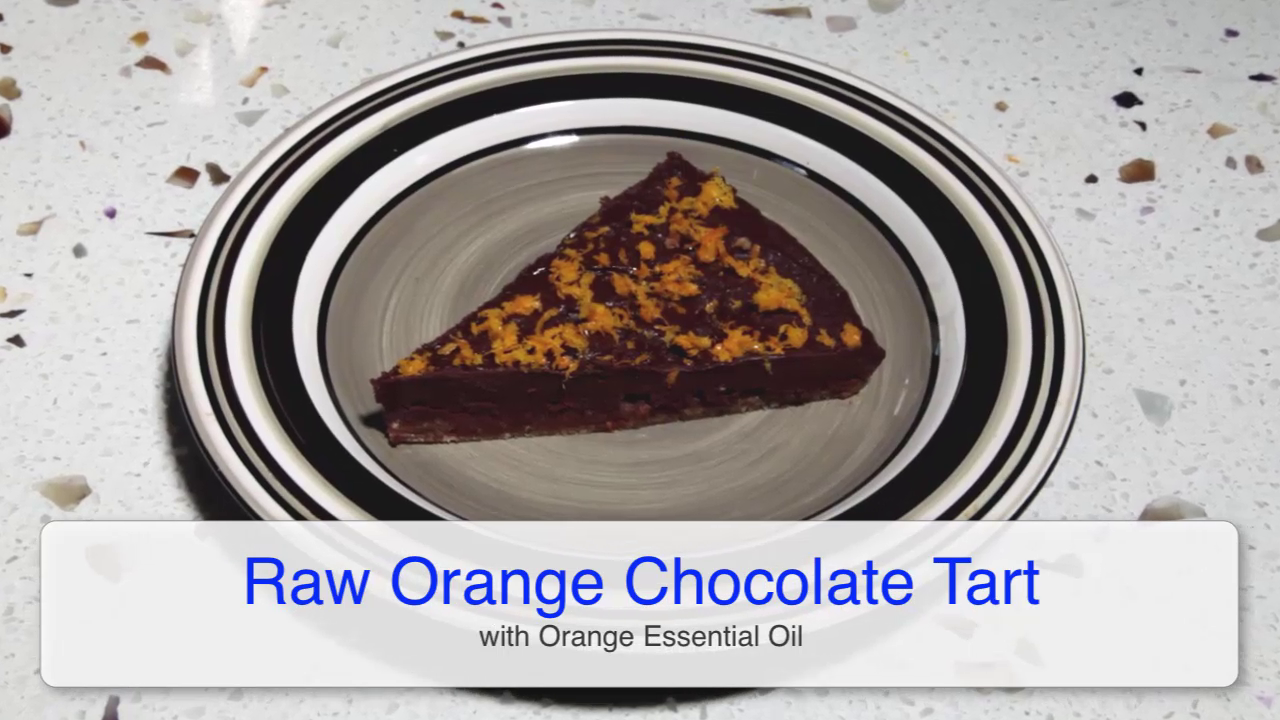 Recipe - Raw Orange Chocolate Tart
