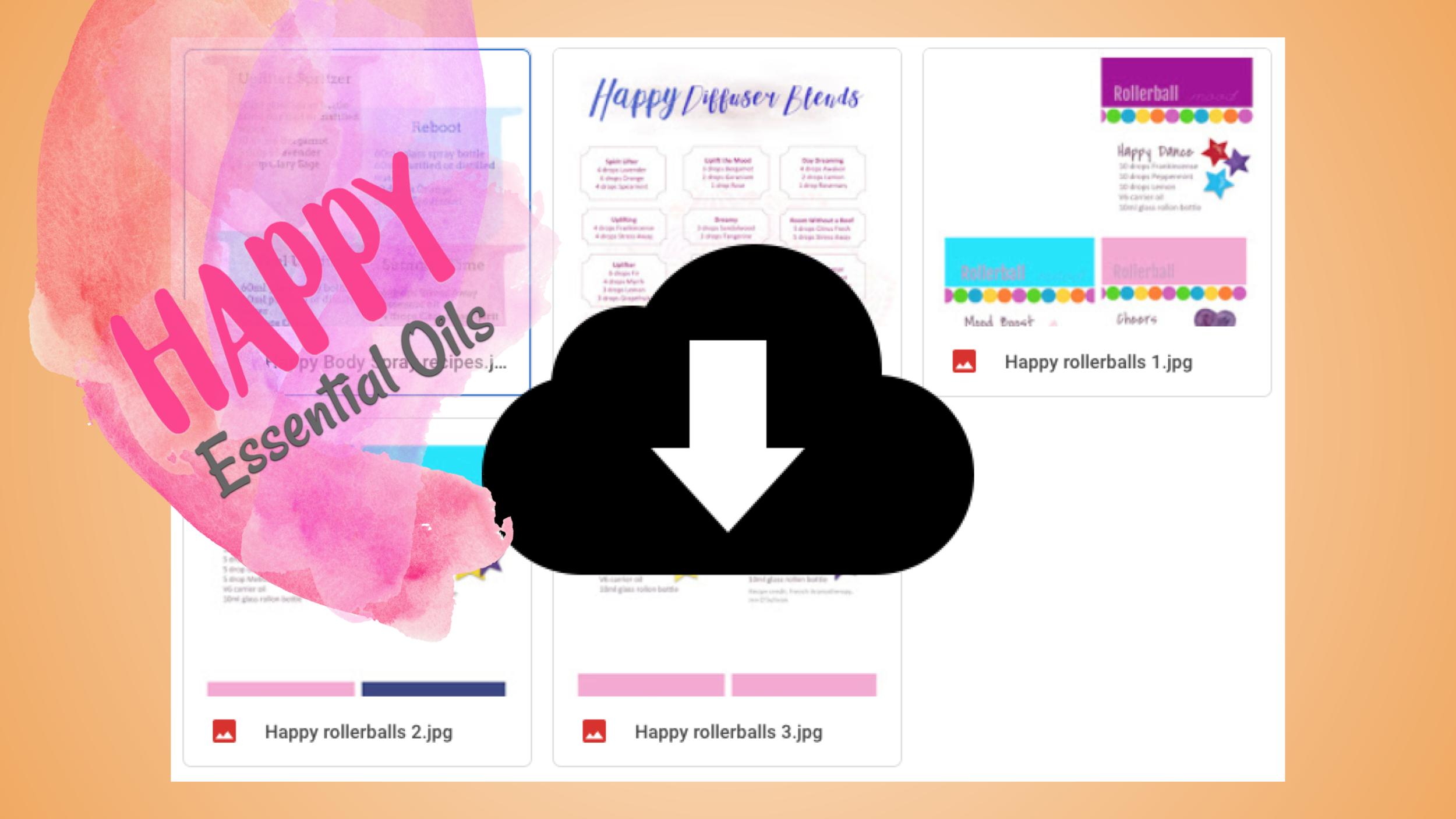 Happy Essential Oils - Handouts