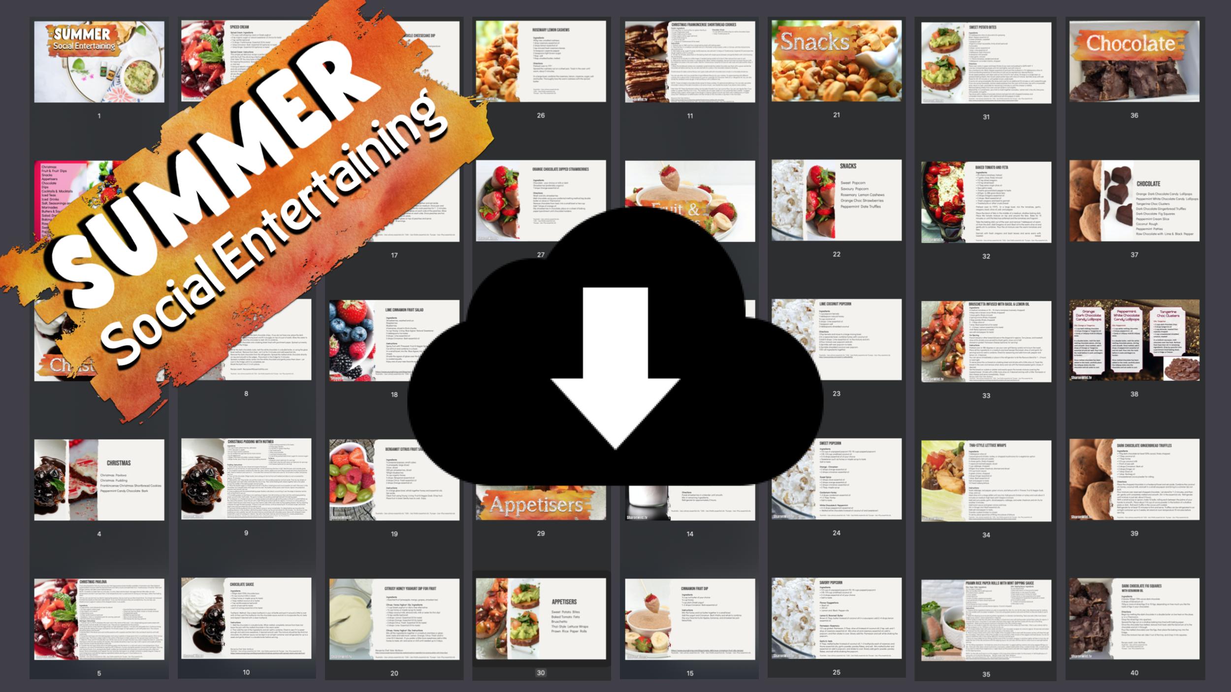 Summer Social Entertaining - Handouts