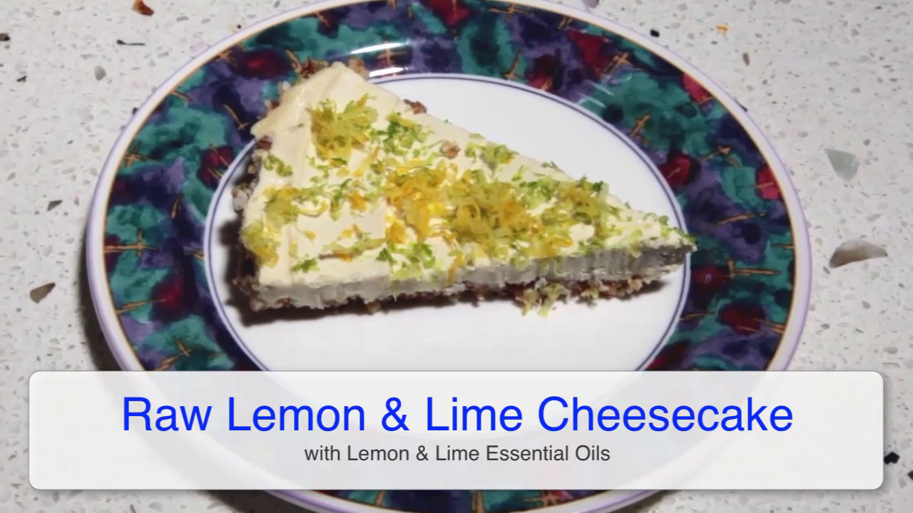 Recipe - Raw Lemon Lime Cheesecake