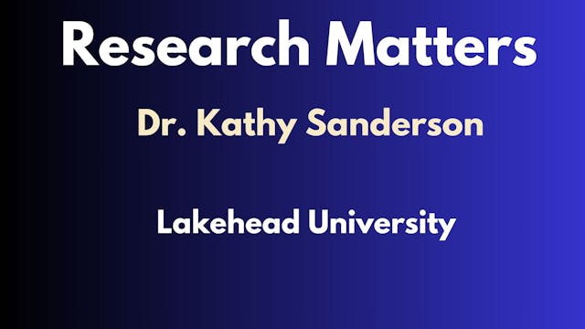Research Matters - Episode 1 - Dr. Ka...