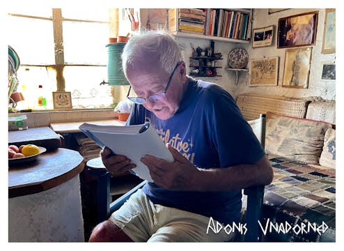 Adonis Unadorned- Stories of Me