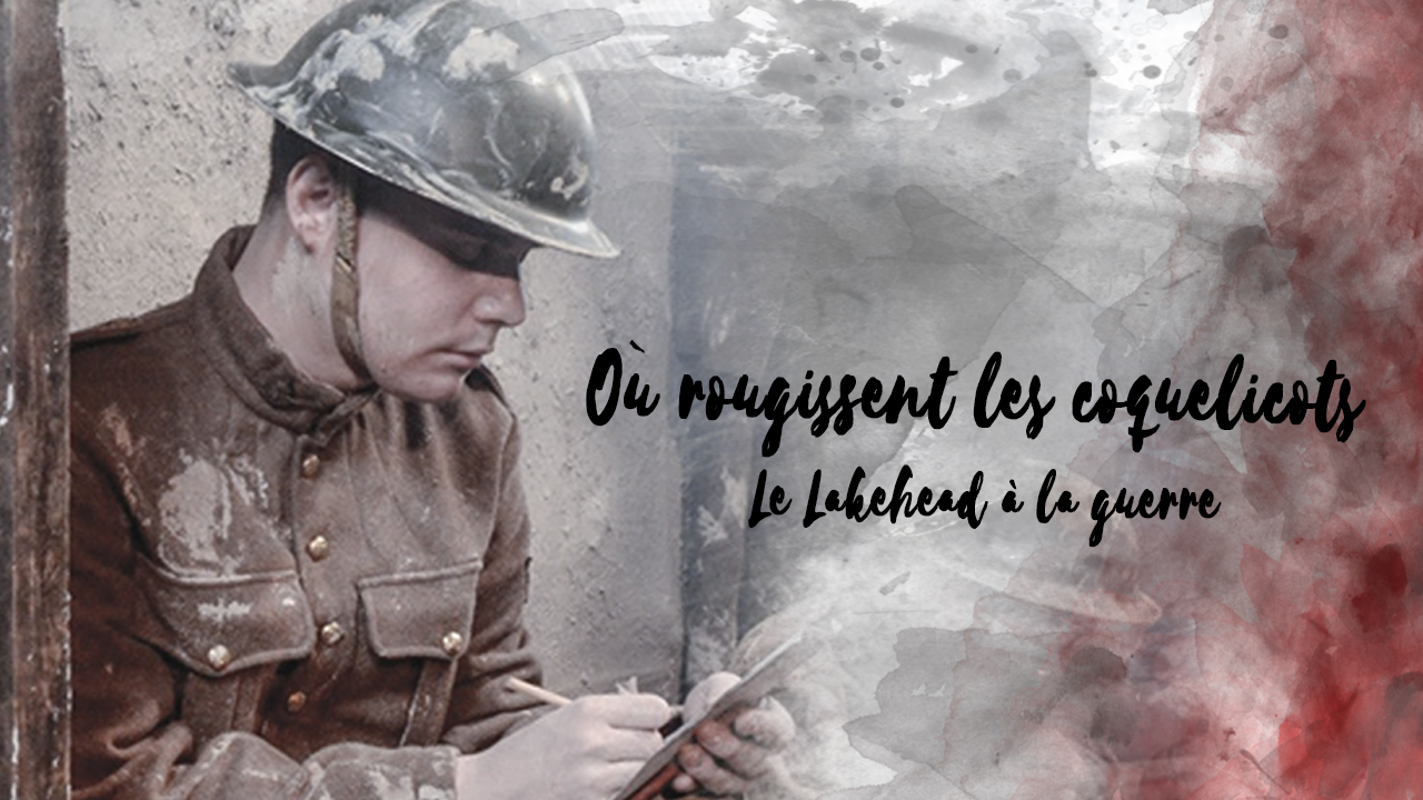 Où rougissent les coquelicots:  Le Lakehead à la Guerre
