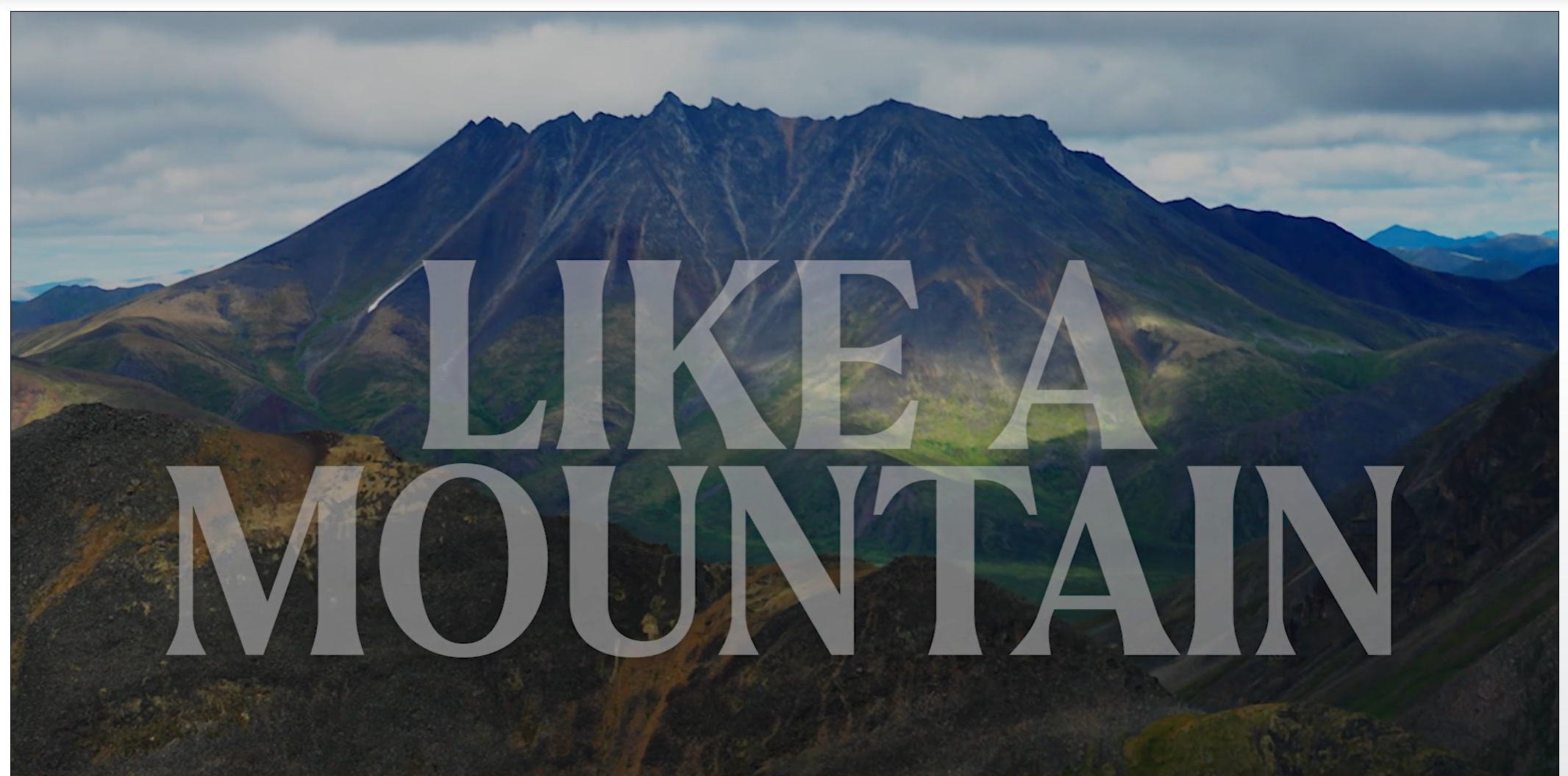 Like A Mountain: Mindfulness for Young Caregivers