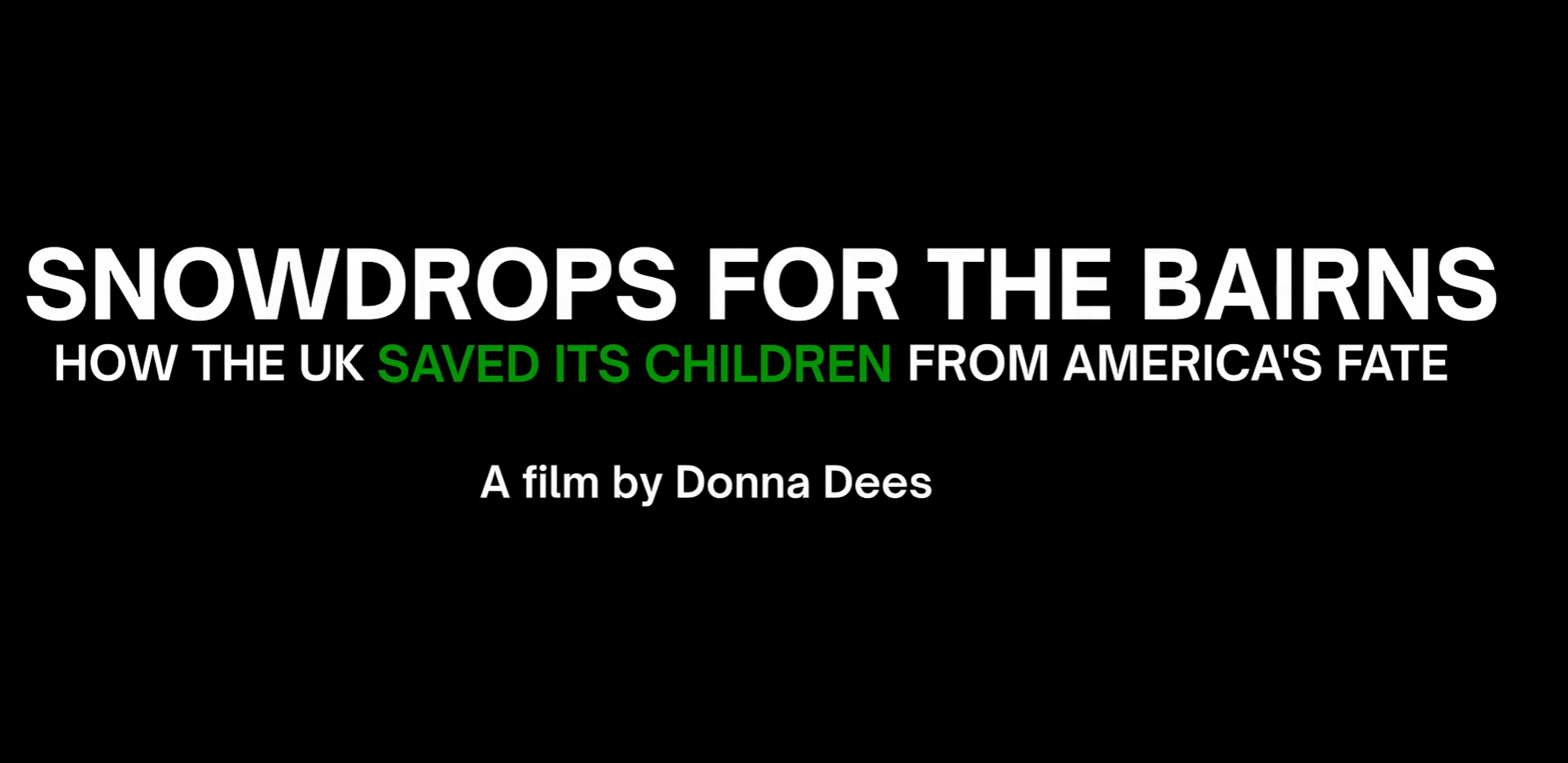 Snowdrops for the Bairns