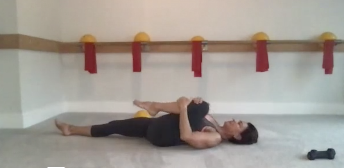 Full body Pilates flow (with hand weights)