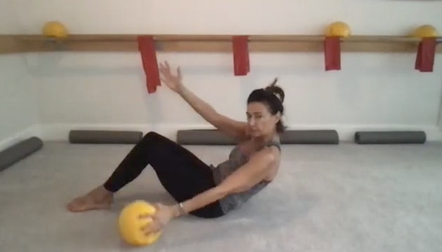 Abs with ball (30 min) 