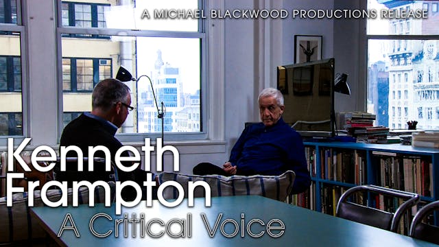 Kenneth Frampton: A Critical  Voice