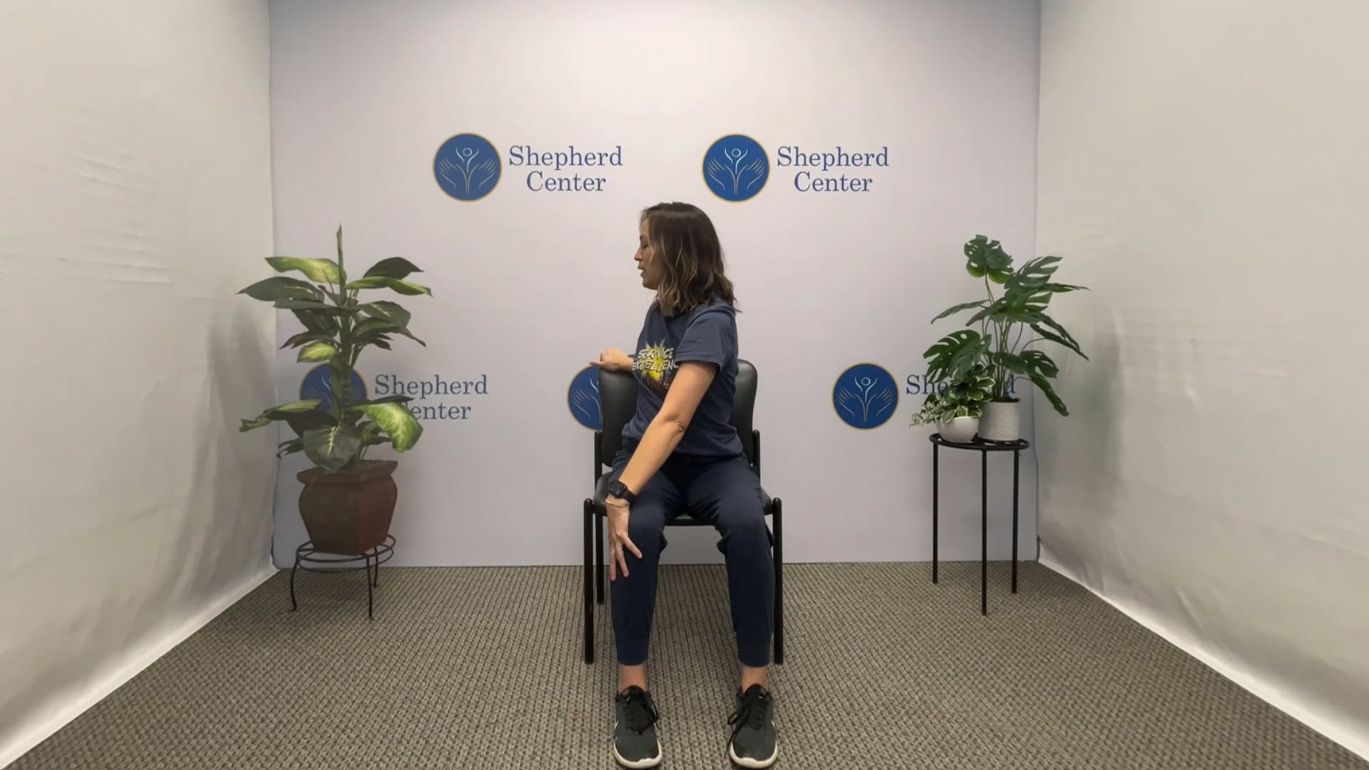 35 Minute Hybrid (Seated/Standing) Chair Yoga (Warrior 1 Flow)