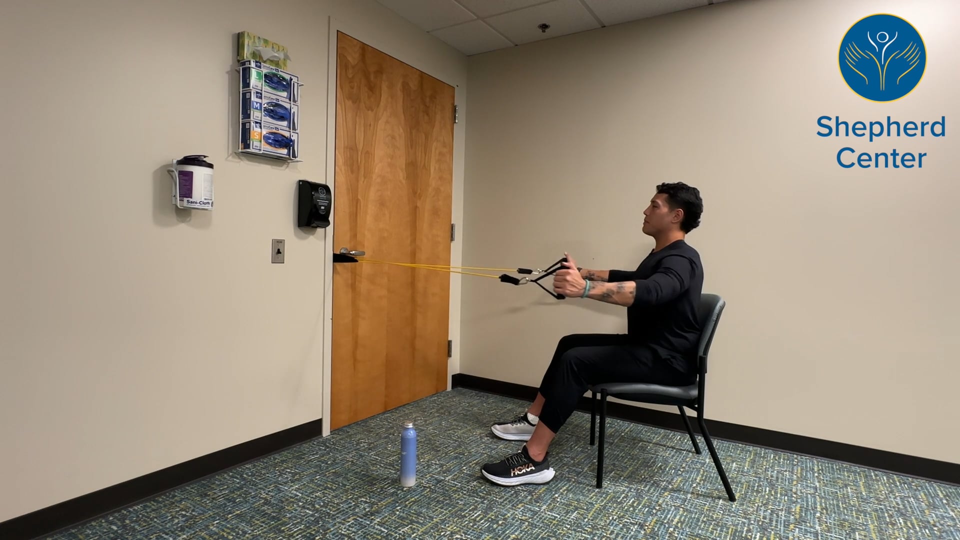Seated upper Body Strength Training: Home Gym Series with Nathan (Class 4 of 7)