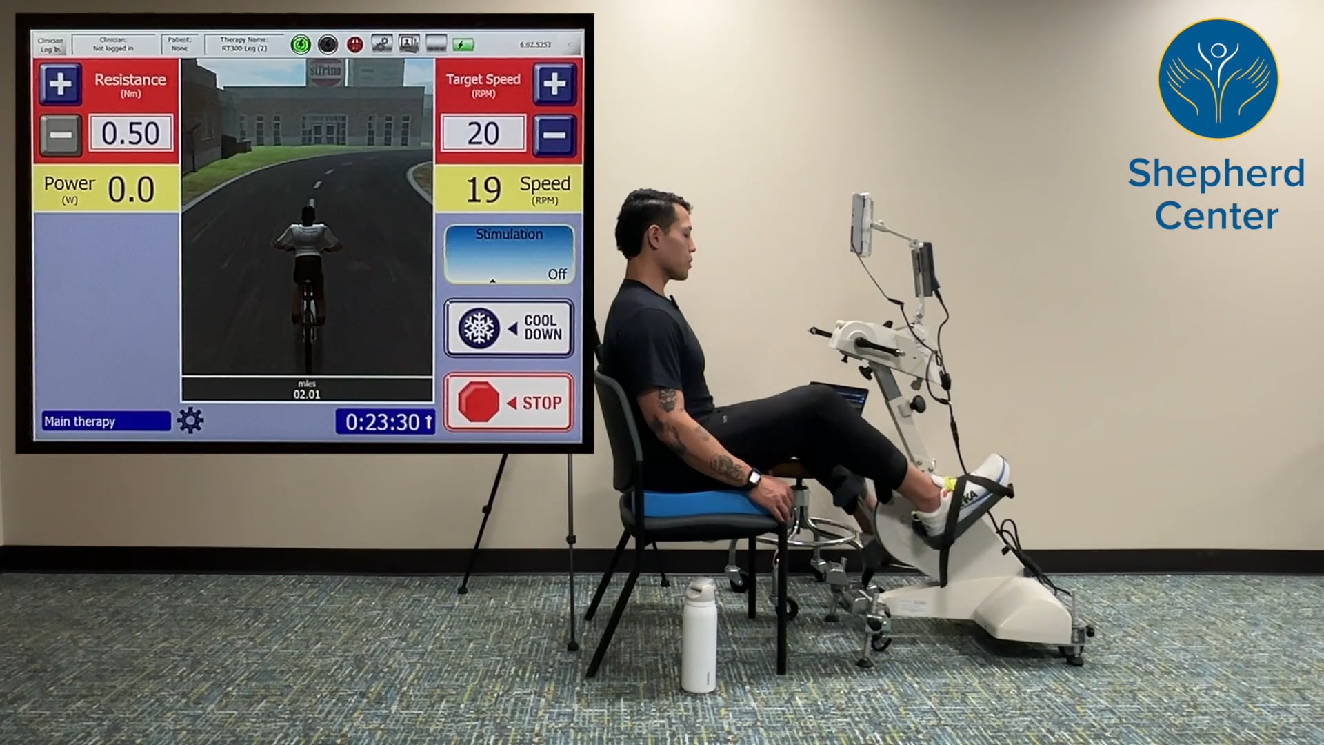 30 Minute FES Bike Interval Training: Speed & RPM Focus