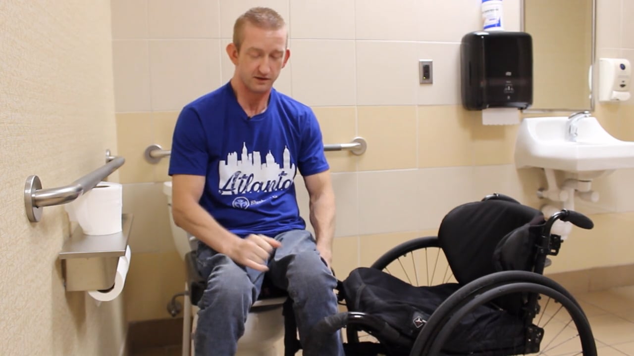 Toilet Bench Transfer Demonstration