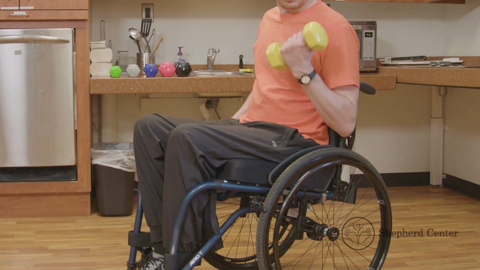 Bicep Curl Using Dumbbell (SCI T2 -T12)