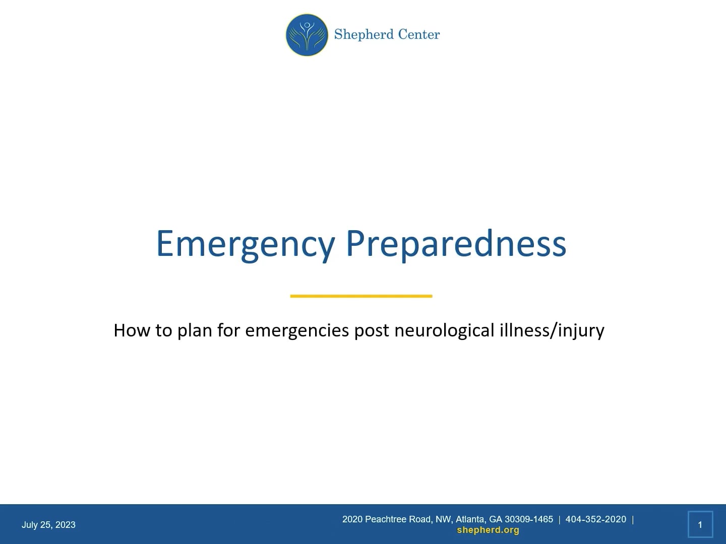 20 Minute Emergency Prep Lecture (Part 2 of 2)