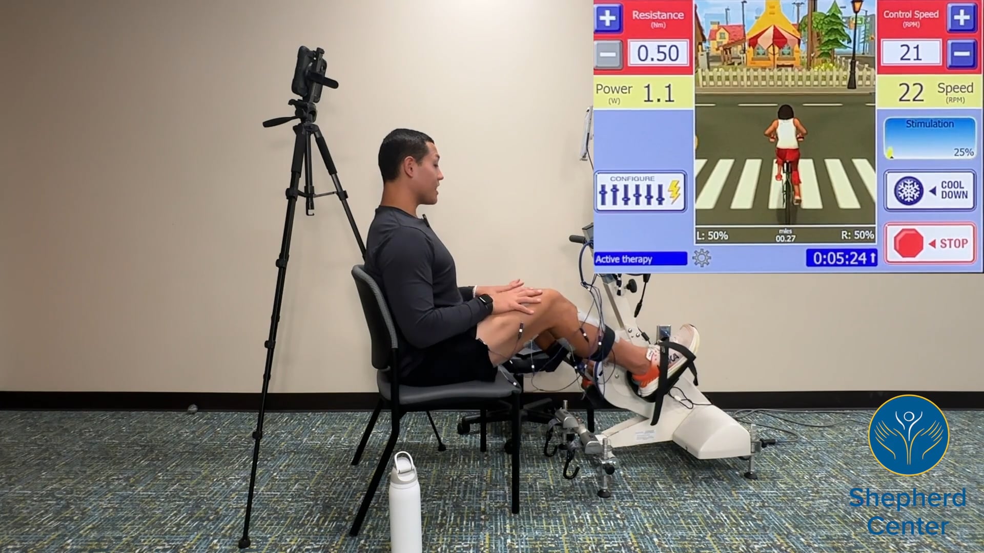 20 Minute FES Bike Ride- Low RPM's and Mind-Body Connection