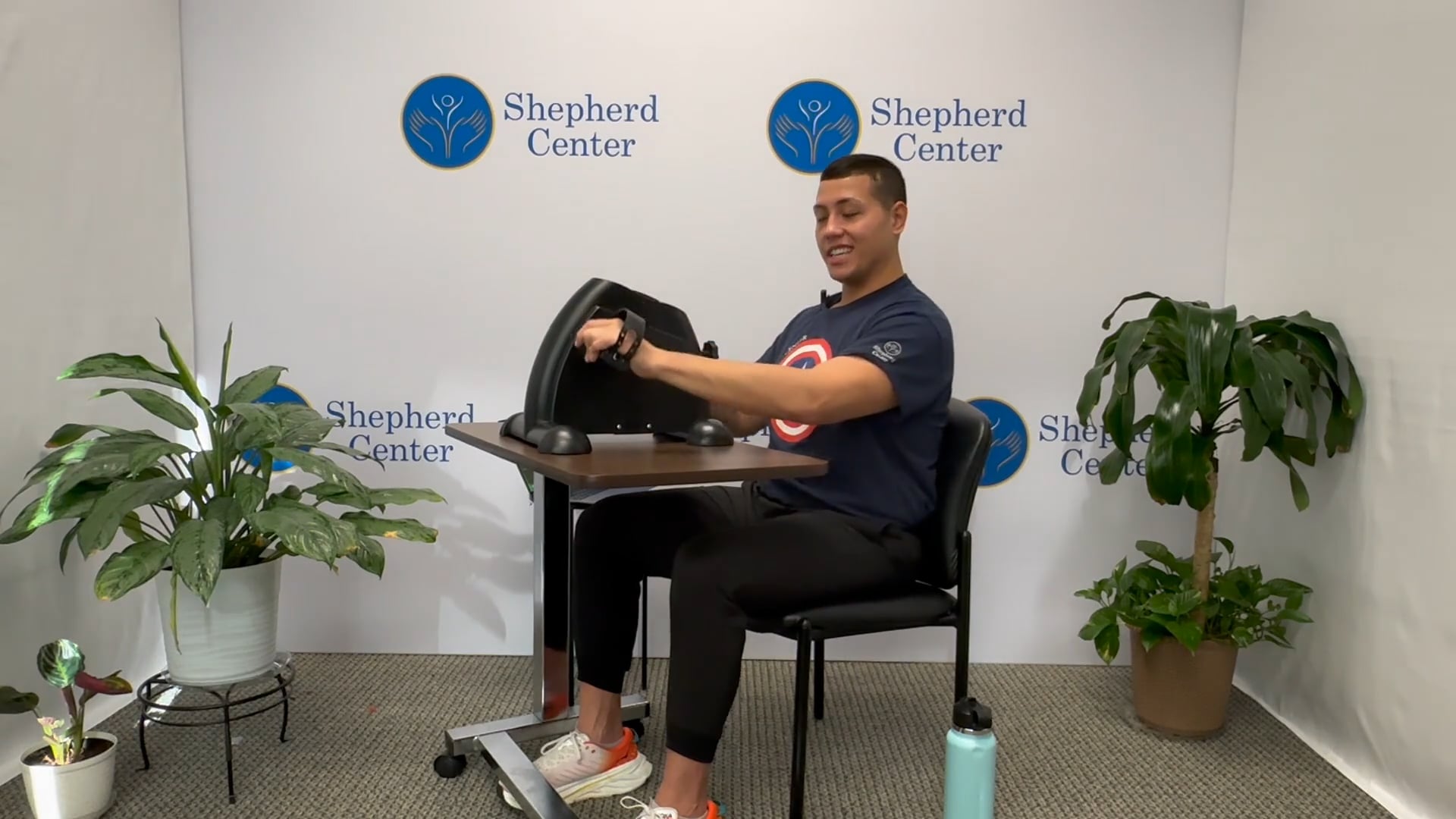 20 Minute Cycling for Upper Body Portable Ergometer: Rhythm & Focus