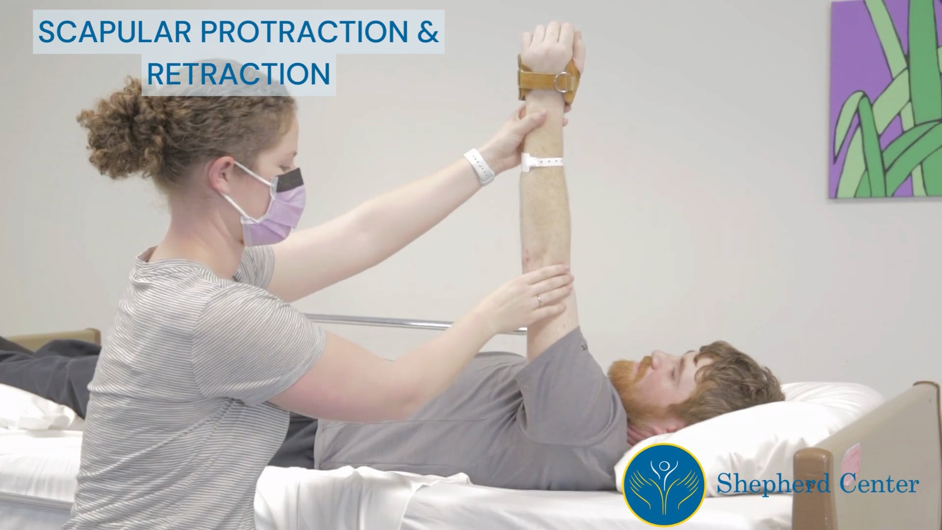 Beginner Upper Extremity Strengthening for Tetraplegia in Bed with Assistance
