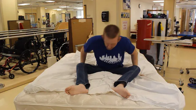 Dressing Jeans in Bed Demonstration (...