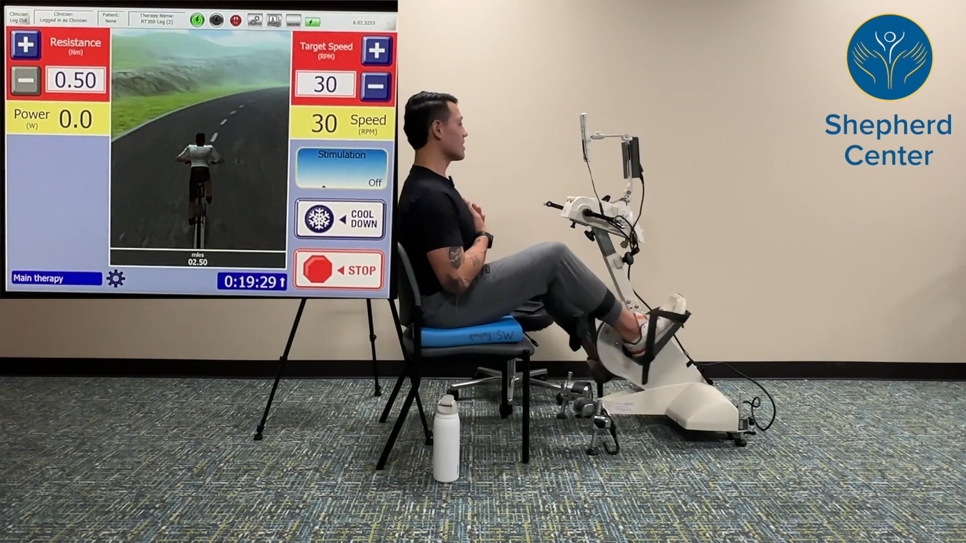 30 Minute FES Interval Training Ride: Speed, Resistance & Power