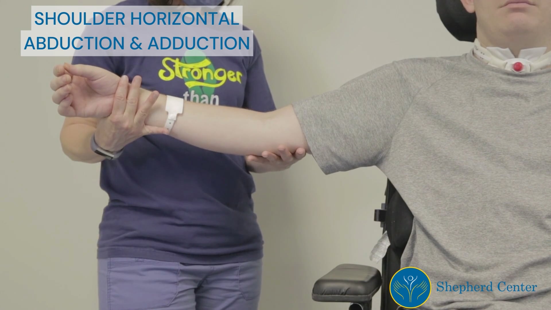 C3-C5 Upper Extremity Stretching with Assistance in Chair