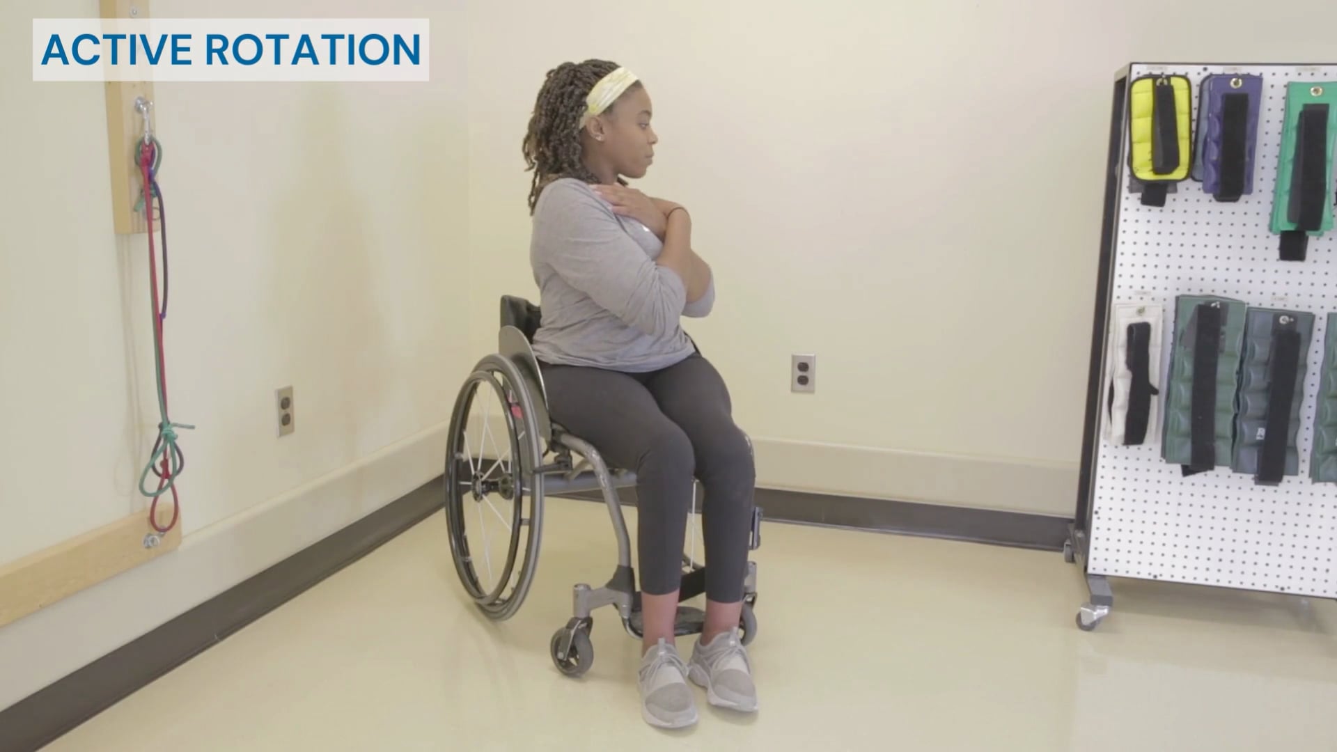 Seated Core Strengthening (Spinal Cord Injury)