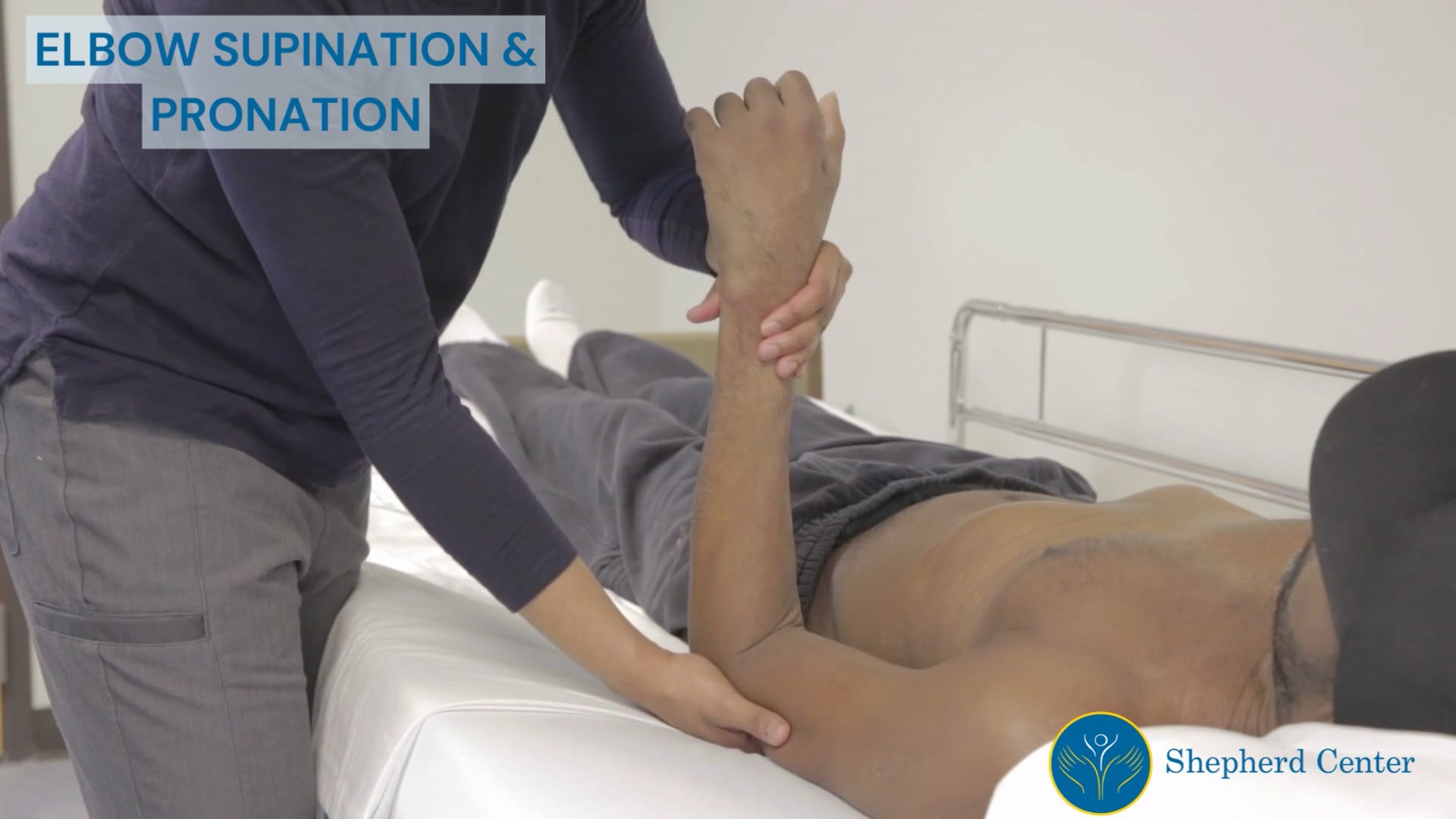 Upper Extremity Stretching with Assistance in Bed