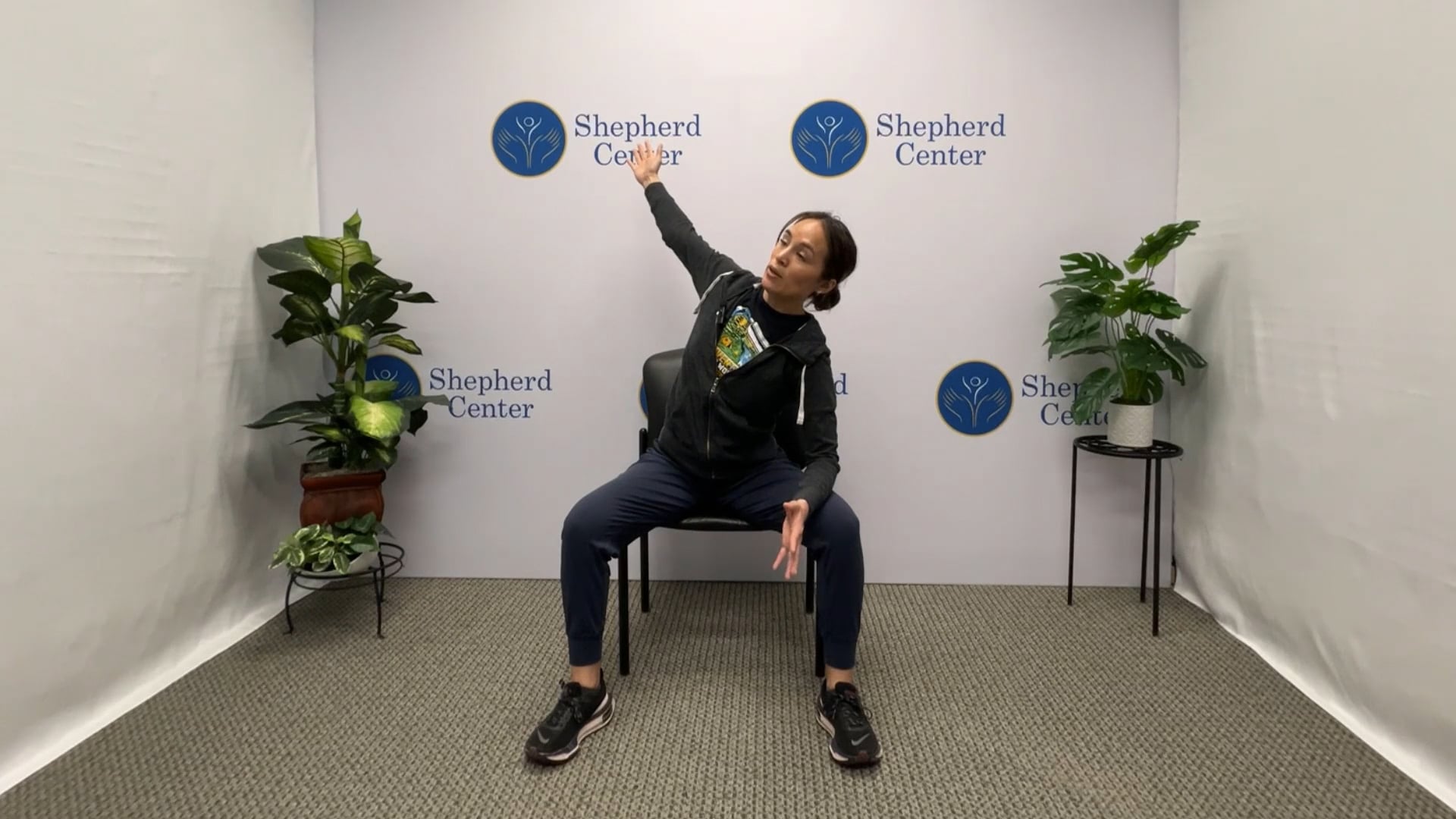 25 Minute Seated Chair Yoga (Star-Extended Side Angle Flow)